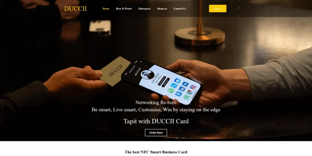 سایت دو زبانه Duccii Card